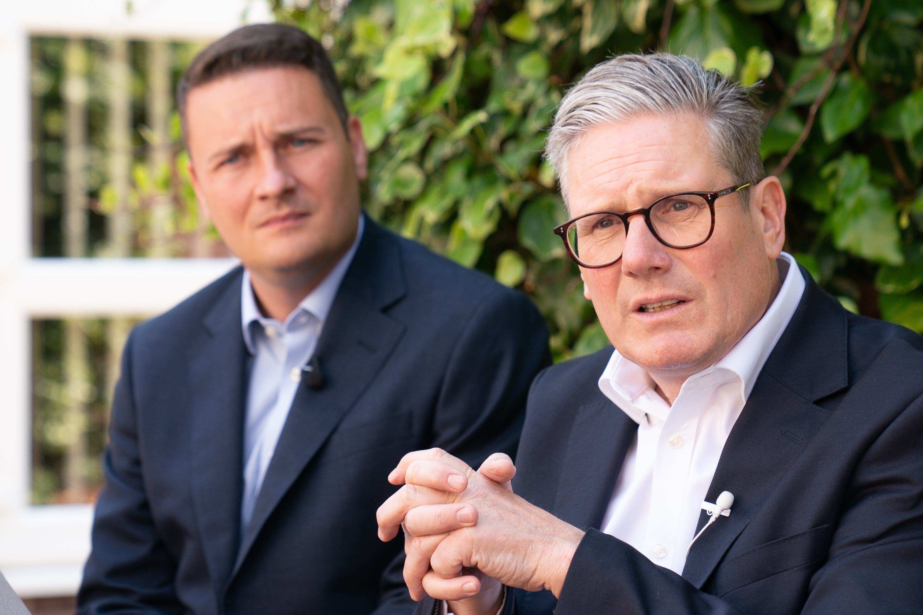 Wes Streeting, left, right, was appointed health secretary by Prime Minister Sir Keir Starmer when Labor came to power earlier this month (PA)