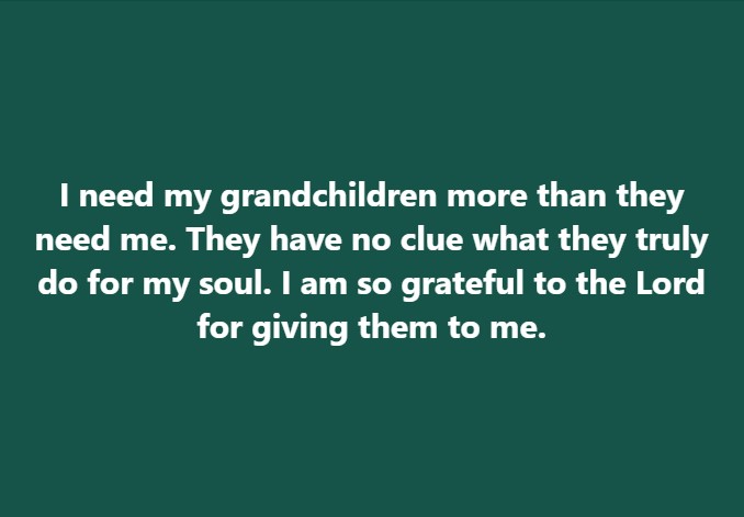 Grateful Grandparent Moment 🌟