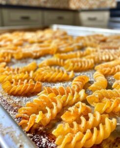 Oven Pasta Chips