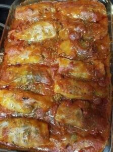 Cabbage Rolls recipe made with tender savoy cabbage, lean ground beef, and a rich tomato sauce. Perfect for family dinners or meal prep, these rolls are easy to make and full of flavor.