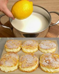 These Lemon Cream Puffs with Mascarpone Filling are a delightful treat perfect for any occasion